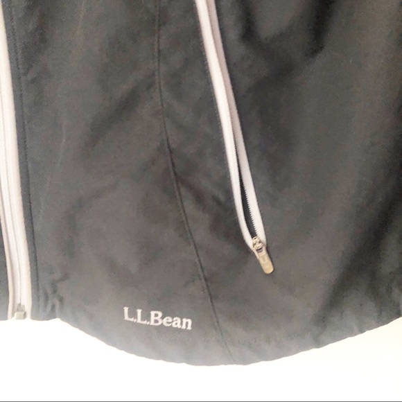 LL BEAN classic zipup windbreaker JACKET Large EUC - Picture 5 of 5